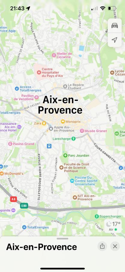 Aix-En-Provence, Charmant Studio Proche Toutes Comodites Et Axes Routiers, Linges Fournis Exterior photo